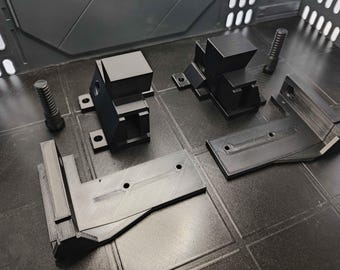 Under-desk mount for Logitech / Saitek flight panels — reinforced, no movement or wobble, modular