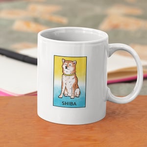 Shiba Inu Caneca de &lt;br&gt; Entrega Rápida? Amantes de cães | Amantes de Shiba | Presente para ela | caneca de café grande | Presente para mamãe