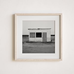 Farmhouse style print, Black and White old shack print,  old barn print , farmhouse wall decor