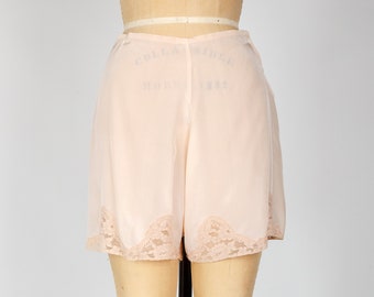 Antique Tap Shorts . Lace Peach Panties