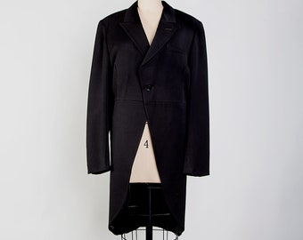 Vintage Tuxedo Coat . Evening Coat Size Medium