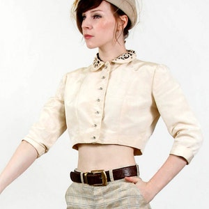 SUPER SALE 1950s Cropped Jacket Blazer image 5