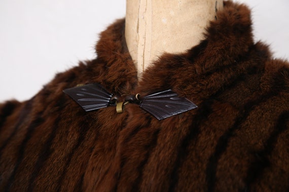 SALE 1940s Cropped Fur Coat - image 3