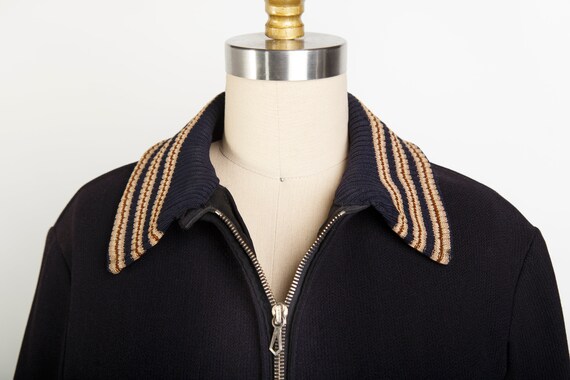 1950s Navy Wool Jacket - image 7