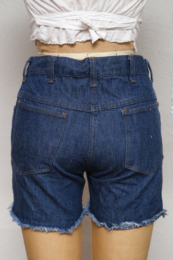 SALE 1980s High Waist Jean Shorts JORTS - image 3