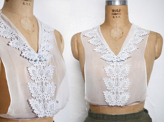 Lace and Mesh Dickie