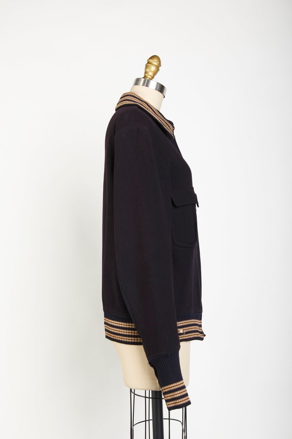 1950s Navy Wool Jacket - image 5