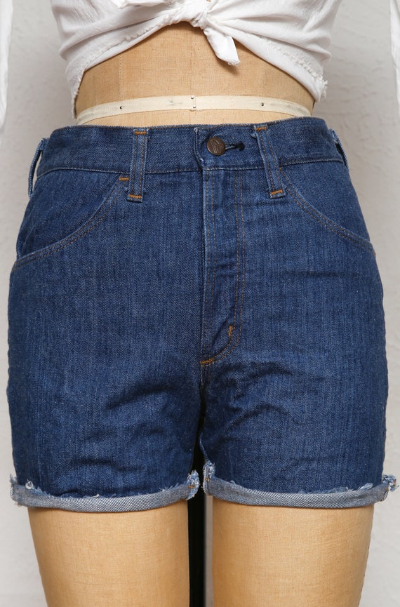 SALE 1980s High Waist Jean Shorts JORTS - image 2