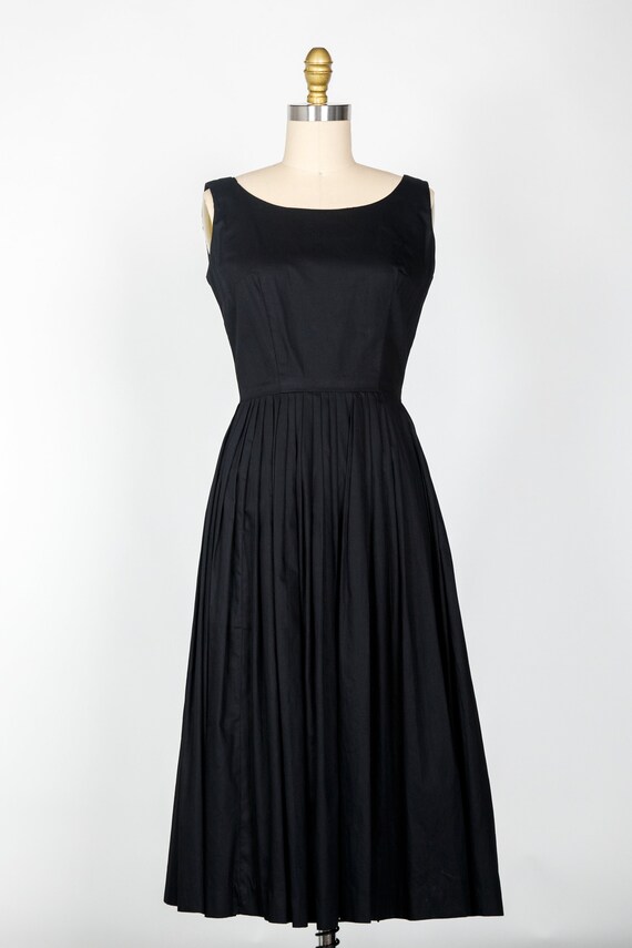 1960s Audrey Hepburn LBD Black Dress