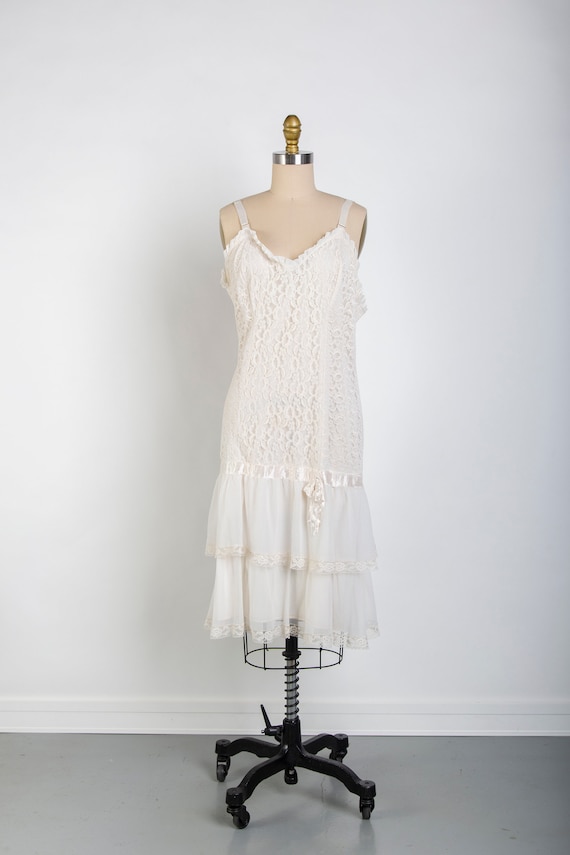 Lace Boudoir Slip Dress Nightie Lingerie - image 1