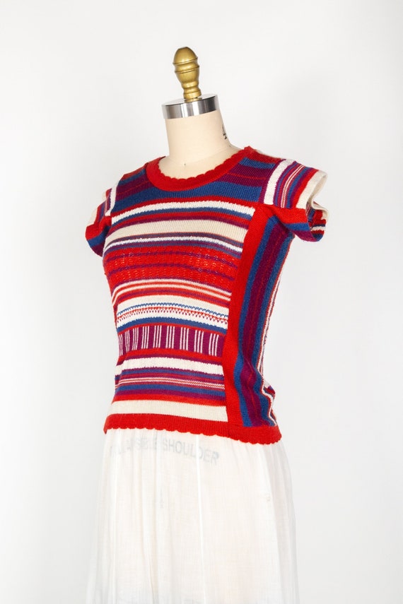 1970s Striped Knit Sweater