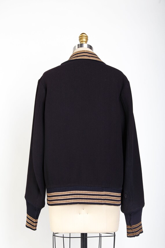 1950s Navy Wool Jacket - image 3