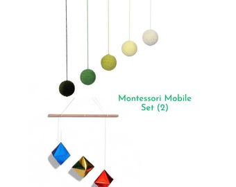 Montessori Mobile Set, Gobbi & Octahedron, Educational Baby Toy