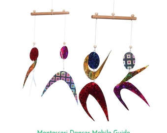 Montessori Dancer Mobile Guide and Templates (Digital Item)
