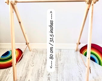 Wooden Baby Gym, Montessori Mobile Holder (80cm/31.5in), Baby play gym, Montessori baby gym, Montessori Holder, Baby play gym