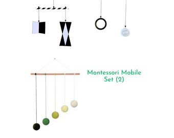Montessori Mobile Set 2x, Munari and Gobbi, Newborn Development