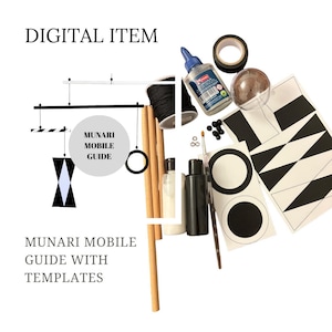 Guida e modelli Munari Mobile, ARTICOLO DIGITALE, Istruzioni Montessori Mobile, Guida Munari Mobile, Modelli Munari Mobile