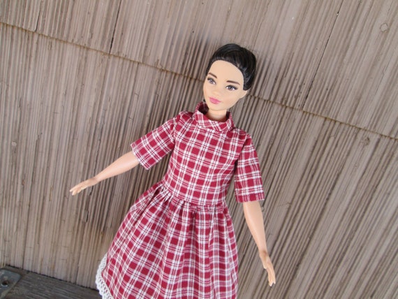 Barbie Fashions  MULTICOLOR ZIG ZAG PRINT DRESS 
