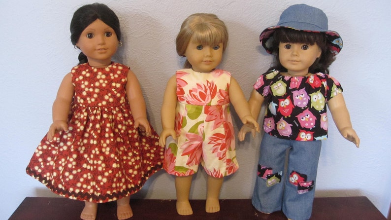Owls with Glasses//Pink Pajamas 18/" Doll Clothes American Girl