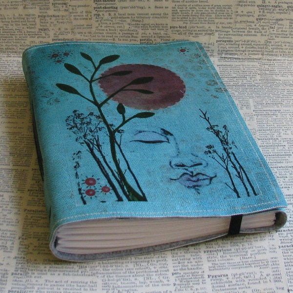 peaceful moments mid size tri fold Journal
