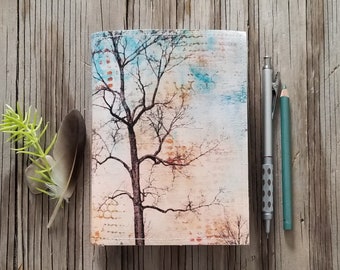 tree of free spirit journal - outdoor travel journal diary notebook