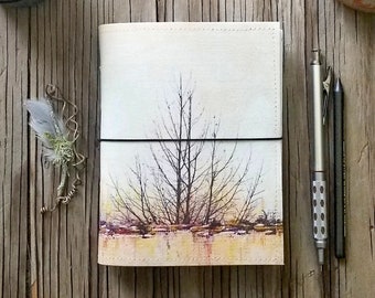 remembrance - tree art journal notebook