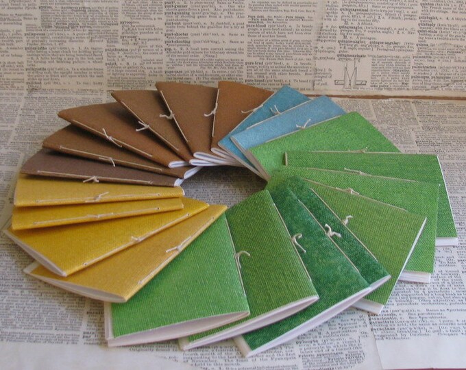 20 Mini Blank Journals Bulk Set Etsy