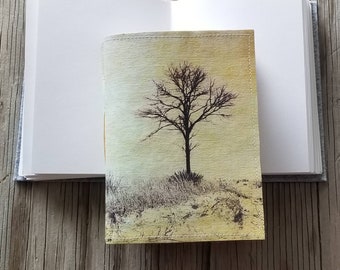 tree of strength journal - nature inspired tree art handmade journal - tremundo