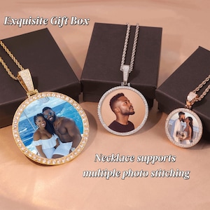 Personalized Photo Pendant Necklace: Iced Out Hip Hop Jewelry