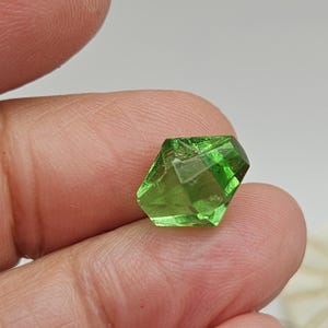 Botones vintage 1 pequeño dije de bola verde, vidrio 3/8" 9.5 mm, para coser (mar 754 26)