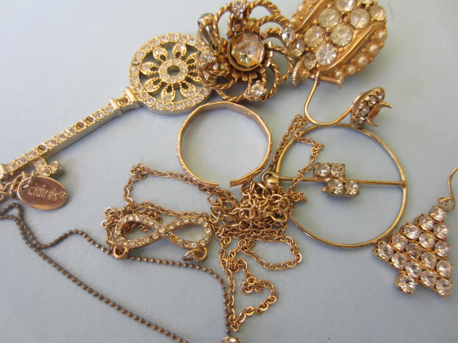 Vintage and Newer Shabby Chic Lot of Jewelry Embellishments Etsy
