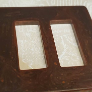 Vintage Belt Buckle -1 extra large 2 1/2 brown  Bakelite belt buckle, design ( jan 218 23)