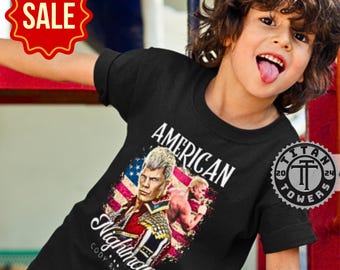 Vintage Wrestling Cody Rhodes Kids Shirt WWE Cody Rhodes Wrestling Shirt For Kids Wrestling Cody Rhodes Shirt Gift Idea For Wrestling Kids