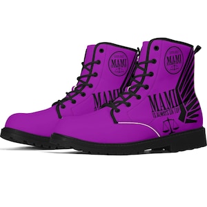 Monday Night Mami Rhea Ripley Wrestling Inspired Boots Gift For Her Idea For Wrestling Mami Judgement Day WWE Boots Gift For Wrestlung Fans