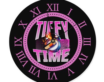 Tiffy Time Customized Wrestling Clock Gift For Her Wrestling Fans Home And Living Home Decor Wrestling Inspired Clock Valentines Gift Idea