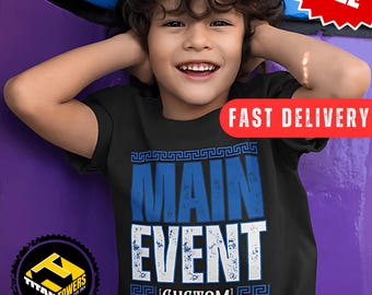 Main Event Jey Uso Custom Inspired Kids Shirt Jey Uso Wrestling Personalized Shirt For Kids Custom Wrestling Main Event Jey Uso Kids Shirt