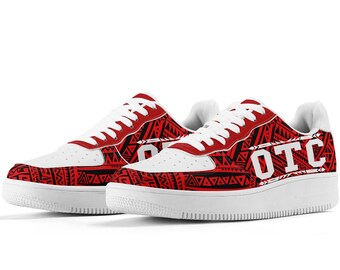 OTC Tribal Chief Wrestling Sneakers High Top Custom Wrestling Shoes for Men Wrestling Fans Gift Idea Footwear OTC Bloodline Yeet Sneakers