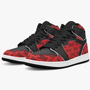 Główne wydarzenie Jey Uso Yeet Wrestling High Top Custom Wrestling Sneakers dla Jey Uso Yeet Prezent dla fanów wrestlingu Pomysł na trampki Ucey Yeet