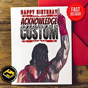 OG Bloodline Inspired Birthday Wrestling Card Gift Vintaged Styled OG Bloodline Birthday Card Gift Idea per i fan Bloodline Wrestling Gifts