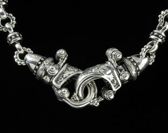 Hook to Hook Necklace, B.C. Silver Collection     6154S