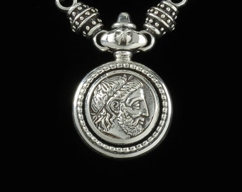 Philip of Macedonia Necklace, B.C. Silver Collection      6108S