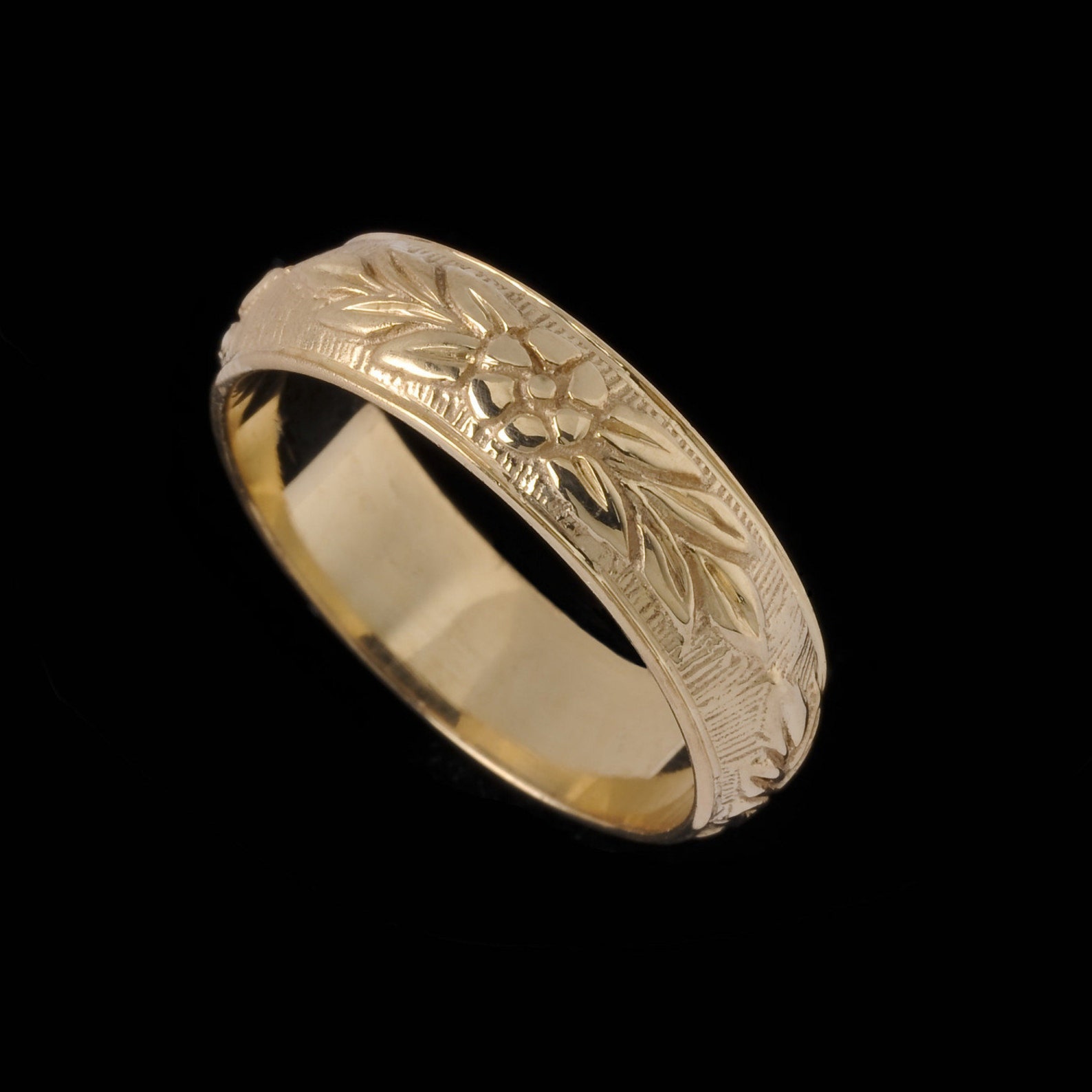 Floral Wedding Band Wildflower Collection 2518XG Etsy