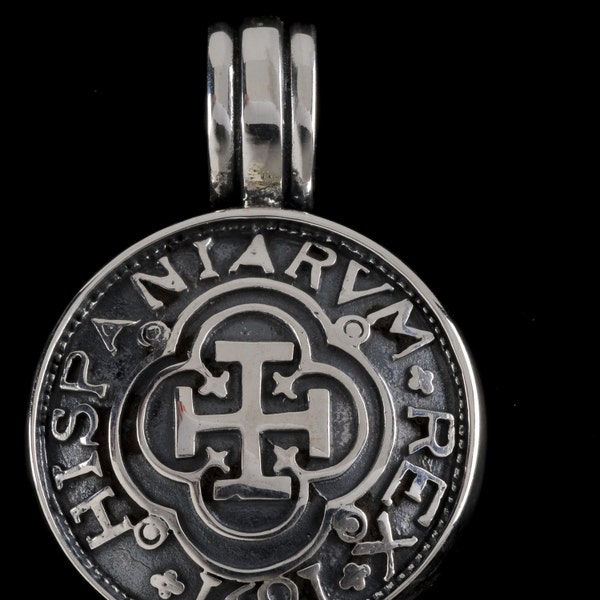 Hispania 1691 Cross Pendant, B.C. Silver Collection          6420S