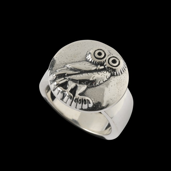 Round Owl Ring, B.C. Collection 6531S