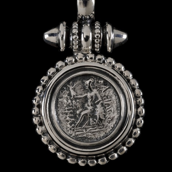 Beaded Zeus Pendant 6431S