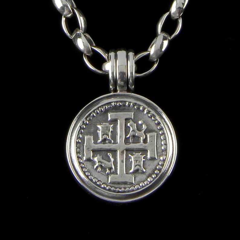 Spanish Cross Necklace, B.C. Silver Collection 6601S, 6416S Etsy