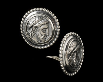 Phillip of Macedonia Earrings, B.C. Silver Collection                                                           6305S