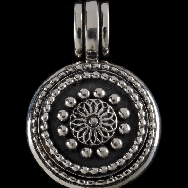 Sun Dial Pendant, B.C. Silver Collection     6418S