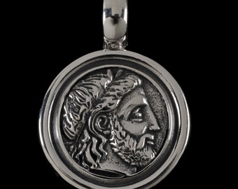 Philip of Mecedonia Pendant, B.C. Silver Collection    6412S