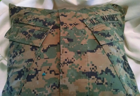USMC MARPAT Desert Uniform Pillow Cover 